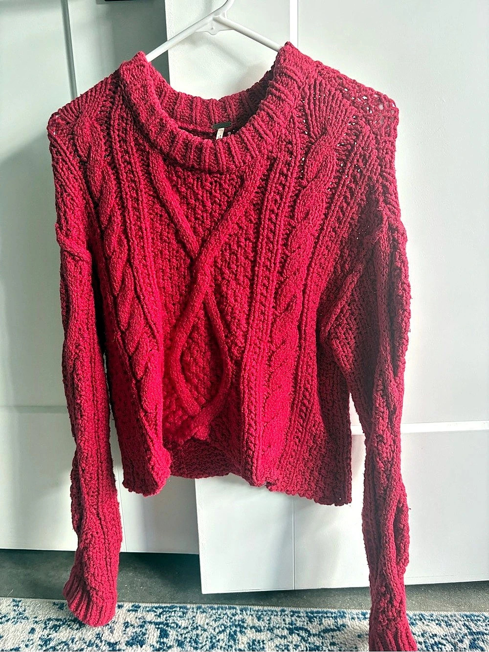 Free People Pullover Red Sweater